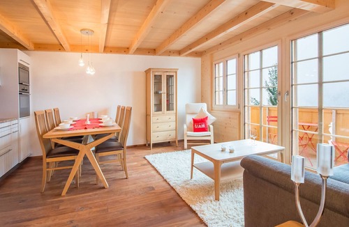 Wengen Apartment | Stunning views: Chalet Aberot Penthouse Staubbach