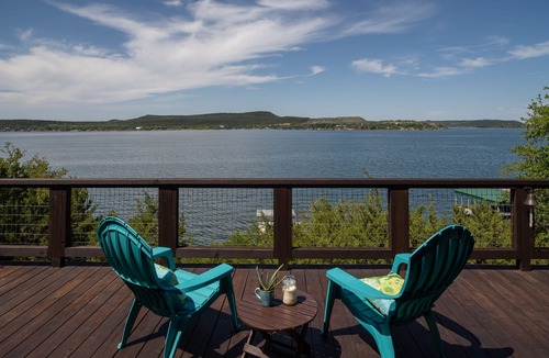 Graford Cabin | Stunning Views! Enchanting Peninsula Lake Front Cabin with Dock, Kayaks, Hiking