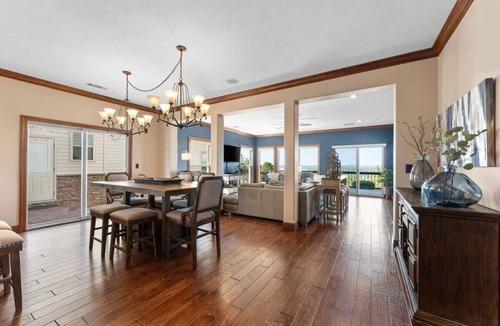 Kimberling City House | Stunning views! Custom home with hot tub and Garage Gameroom!