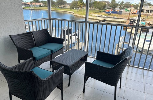 Punta Gorda Condo | Stunning Waterfront 2-bdrm condo with Executive Office & Boat Lift