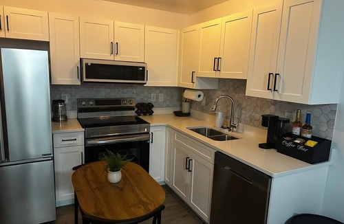 Saskatoon House | Stylish 2 bedroom basement suite built for comfort and relaxation. Sleeps 5.
