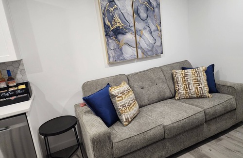 Saskatoon House | Stylish 2 bedroom basement suite built for comfort and relaxation. Sleeps 5.