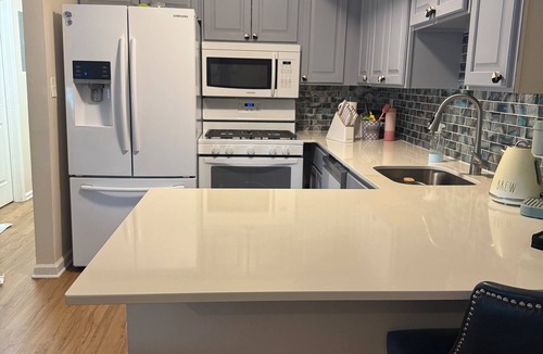 Irvington Condo | Stylish 2-BR condo with Patio overlooking the park for relaxing stays