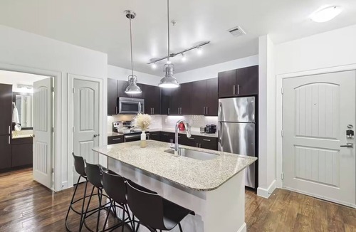Frisco Apartment | Stylish 2B near Legacy West Wi-Fi