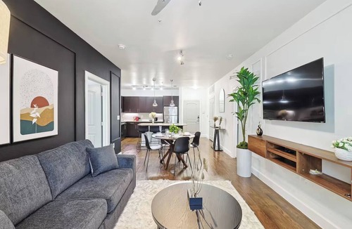 Frisco Apartment | Stylish 2B near Legacy West Wi-Fi