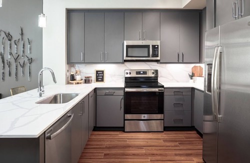 Addison Condo | Stylish 2BR Condo at AMLI Addison w Pool