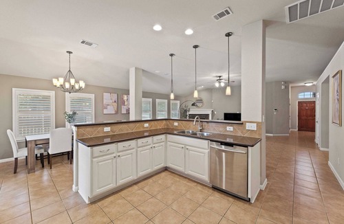 Cedar Park House | Stylish 3BR Home｜Fully Furnished｜Single Story｜Garage Access｜Study Room #42141