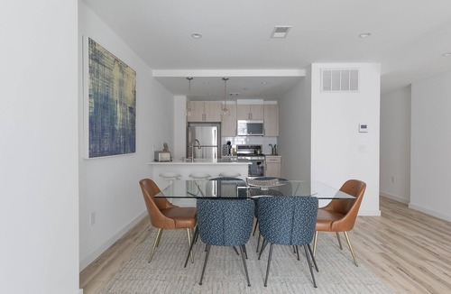 Hoboken Apartment | Stylish 3BR Retreat w Private Deck Near NYC