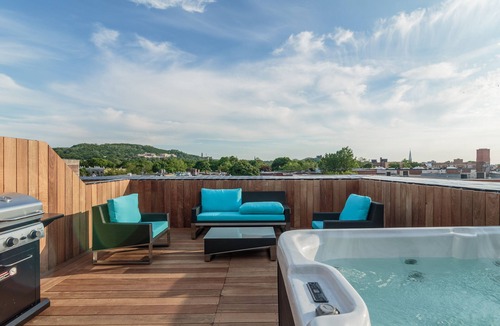 Outremont Condo | Stylish 4-Bedroom Condo with Private Hot Tub