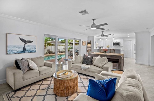 Garden Isles House | Stylish 4BR Oasis | Heated Pool, Spa & Fire Pit