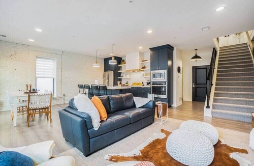 Holland Condo | Stylish Downtown Loft with Balcony on 8th Street