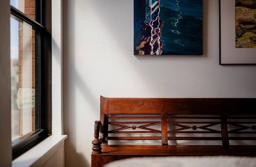 Neenah Apartment | Stylish Downtown Neenah Flat - Walk to Everything!