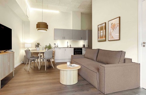 Vesterbro Apartment | Stylish Easy-Access Ground Floor Apartment for 4
