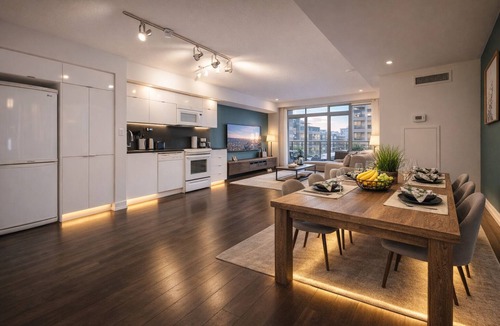 Wellington Place Hotel | Stylish Family 2BR Stay | Free Parking