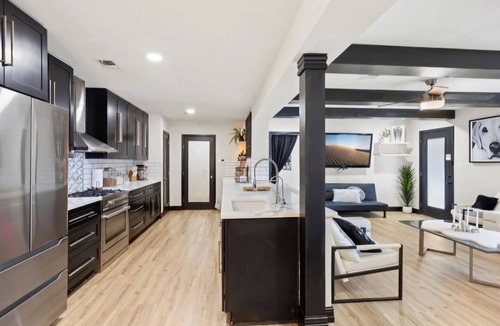 McQueeney House | Stylish Family Friendly Lake McQueeney Home w/Pool, Game Room, Walk to Boat Ramp