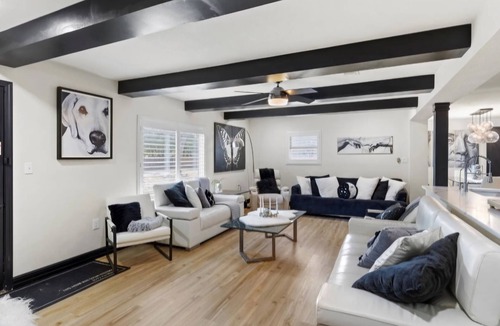 McQueeney House | Stylish Family Friendly Lake McQueeney Home w/Pool, Game Room, Walk to Boat Ramp