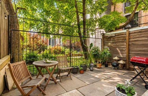 East Harlem Apartment | Stylish Harlem Duplex with Private Patio Near Central Park
