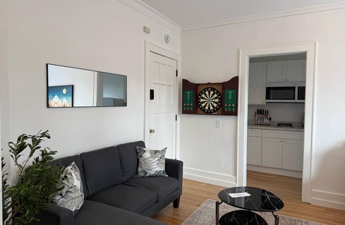 East Avenue Apartment | Stylish High Falls studio with a kitchen, Smart TV, and prime downtown location.