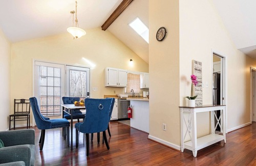 Greensboro House | Stylish Home with BBQ Patio, Prime Greensboro Spot