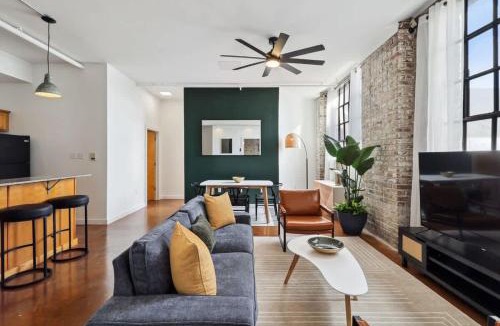 Arts/Warehouse District Apartment | Stylish Industrial Loft in Warehouse District
