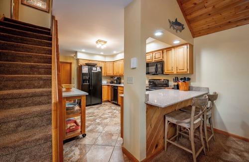 Oakland House | Stylish Lake Retreat w/Hot Tub, Dock & Fire Pit