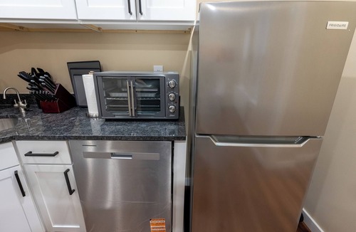 Albany Apartment | Stylish micro-loft near Lark St & Washington Park with full kitchen, loft bed & cozy workspace.