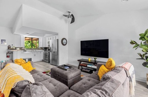 Desert Park Estates House | Stylish Oasis with Pool and Hot Tub