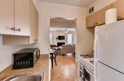 Oak Lawn Apartment | Stylish pad with patio and trail access
