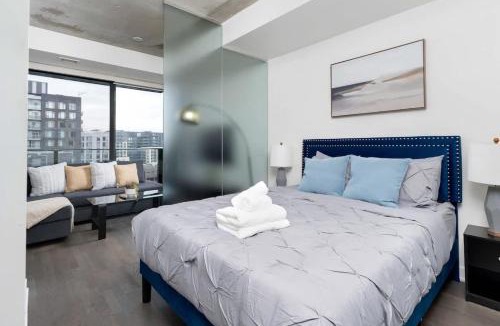 Niagara Apartment | Stylish Retreat 1BR Condo w Patio Chic Downtown