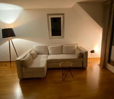 Zug House | Stylish Room and private bathroom in lakefront apartment
