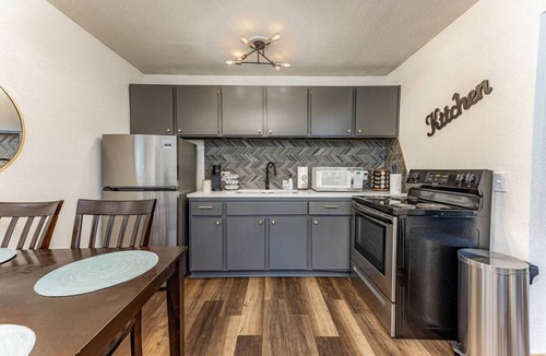 Wichita Apartment | Stylish Stay Near Downtown Wichita + Free Parking