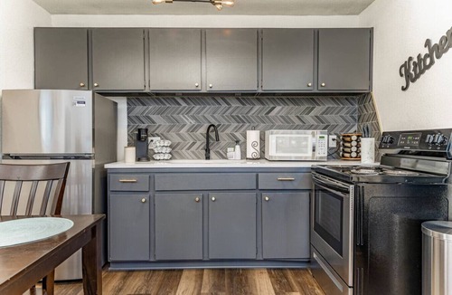 Wichita Apartment | Stylish Stay Near Downtown Wichita + Free Parking