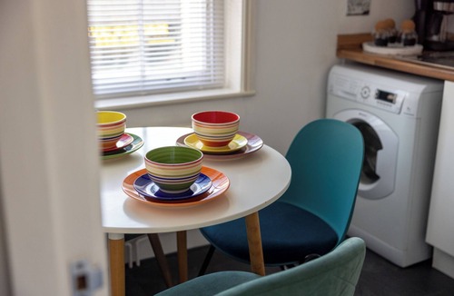 Gloucester Apartment | Stylish Stay Steps from Lively Docks