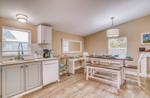 Bayshore House | Stylish Updates, King Suite w/Soaking Tub, Pool Access in this Popular Cottage!