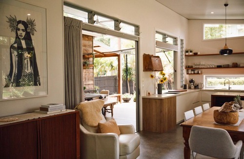 Bangalow House | Stylish Village Abode with Studio & Backyard