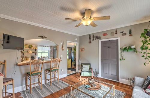 Woodfin House | Stylish Woodfin Home with Backyard and Fire Pit