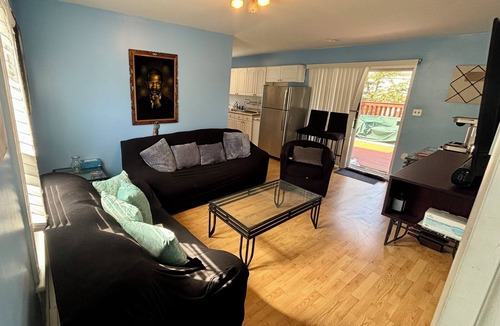 Clifton Apartment | Suburban Comfort w/Deck, Parking+Easy NYC Commute