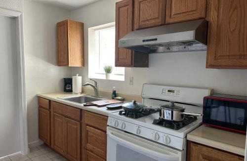 Arden-Arcade House | Suite A with a kitchen