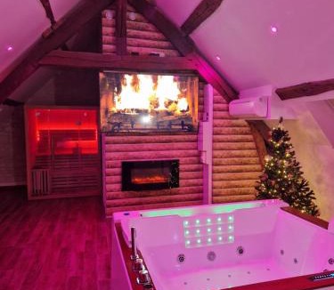 Laigneville Apartment | Suite Chalet avec jacuzzi YaoSpa60