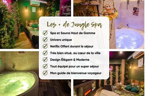 La Mare Aubry Apartment | Suite Jungle Spa - Sauna & Balnéo