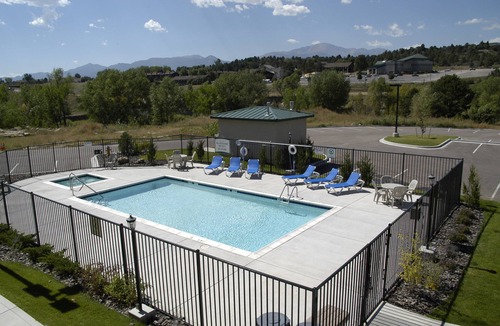 Briargate Condo | Suite Near Pikes National Forest | Outdoor Pool