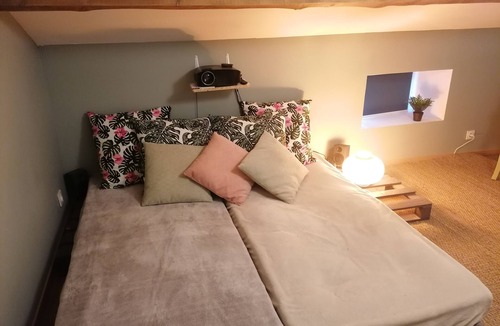 Brassac Bed & Breakfast | Suite Noelie, son Ecran de Cinema et sa Baignoire d Époque