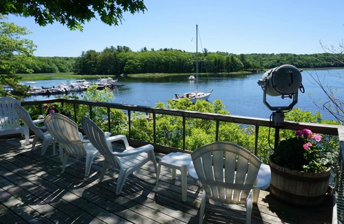Arrowsic House | Summer Home with Deep Water Frontage and Dock