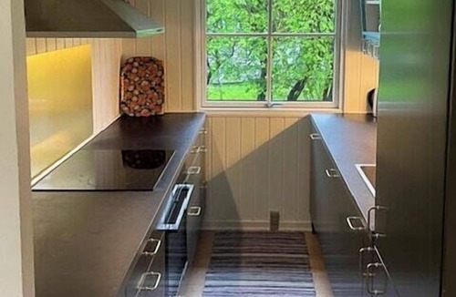 Hoeve Strand House | Summer house with sunset over Sejerø Bay