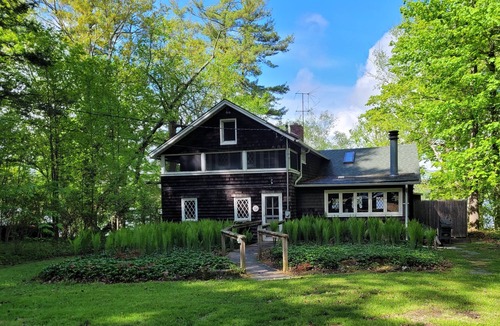 Lakeville Cottage | Summer Lake Cottage, private beach, Berkshire Hills, small village