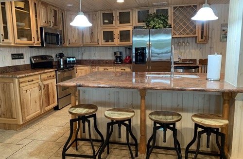 Reading House | Summer or fall. Life on the lake is good.