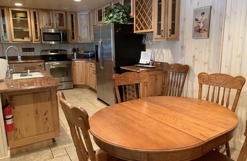 Reading House | Summer or fall. Life on the lake is good.