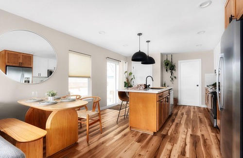 McKinley Heights House | Sunflower House - Luxe Retreat with Sauna & Hot Tub