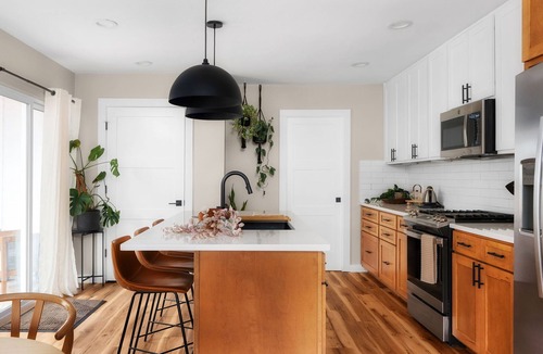 McKinley Heights House | Sunflower House - Luxe Retreat with Sauna & Hot Tub