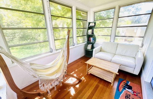 Fairview House | Sunkissed Escape Bright Sunroom + Hammock Fun